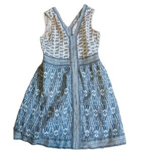 Faherty Macey Sleeveless Linen Dress Size Small